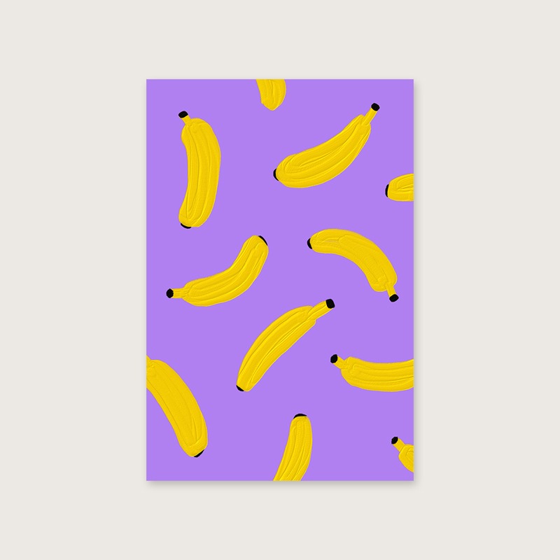 바나나 엽서